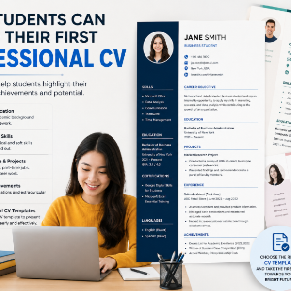 How Students Can Create Their First Professional CV