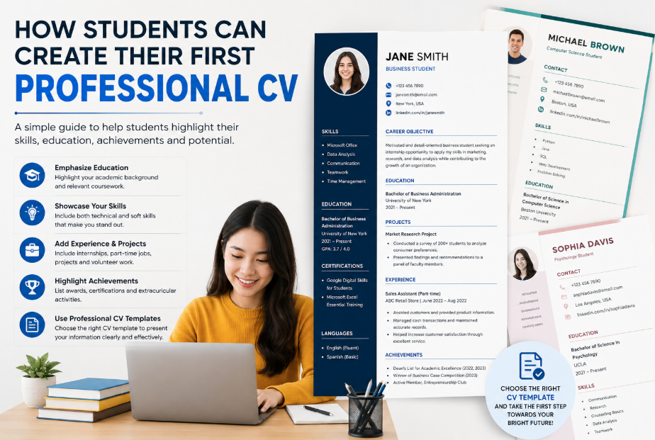 How Students Can Create Their First Professional CV